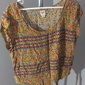 Mustard Tie up Shirt